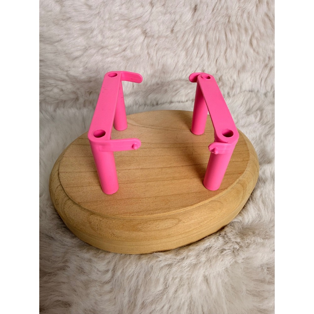Vintage Barbie Kelly Pop Up Playhouse Replacement Table Legs Pink Mattel 22037-2